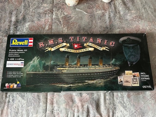 R.M.S. TITANIC SCHIP REVELL MODEL SCHAAL 1/400 > 67 CM, Ophalen of Verzenden, Zo goed als nieuw, 1:50 tot 1:200, Revell
