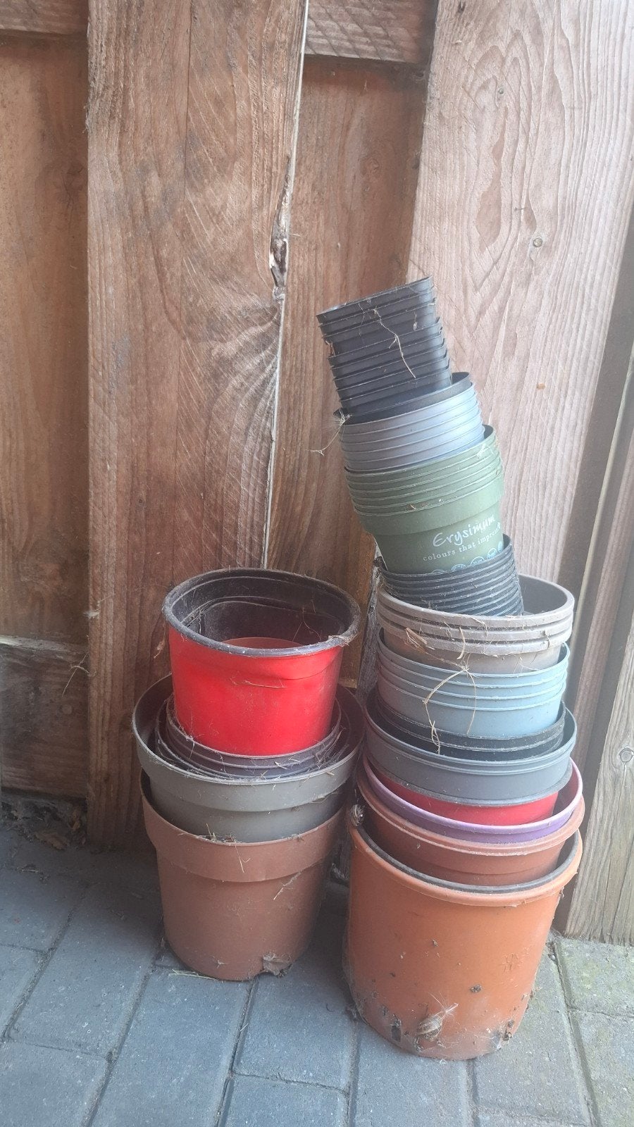 Diverse Kweekpotjes in Verschillende Afmetingen, Ophalen, Kunststof, Gebruikt, Balkon