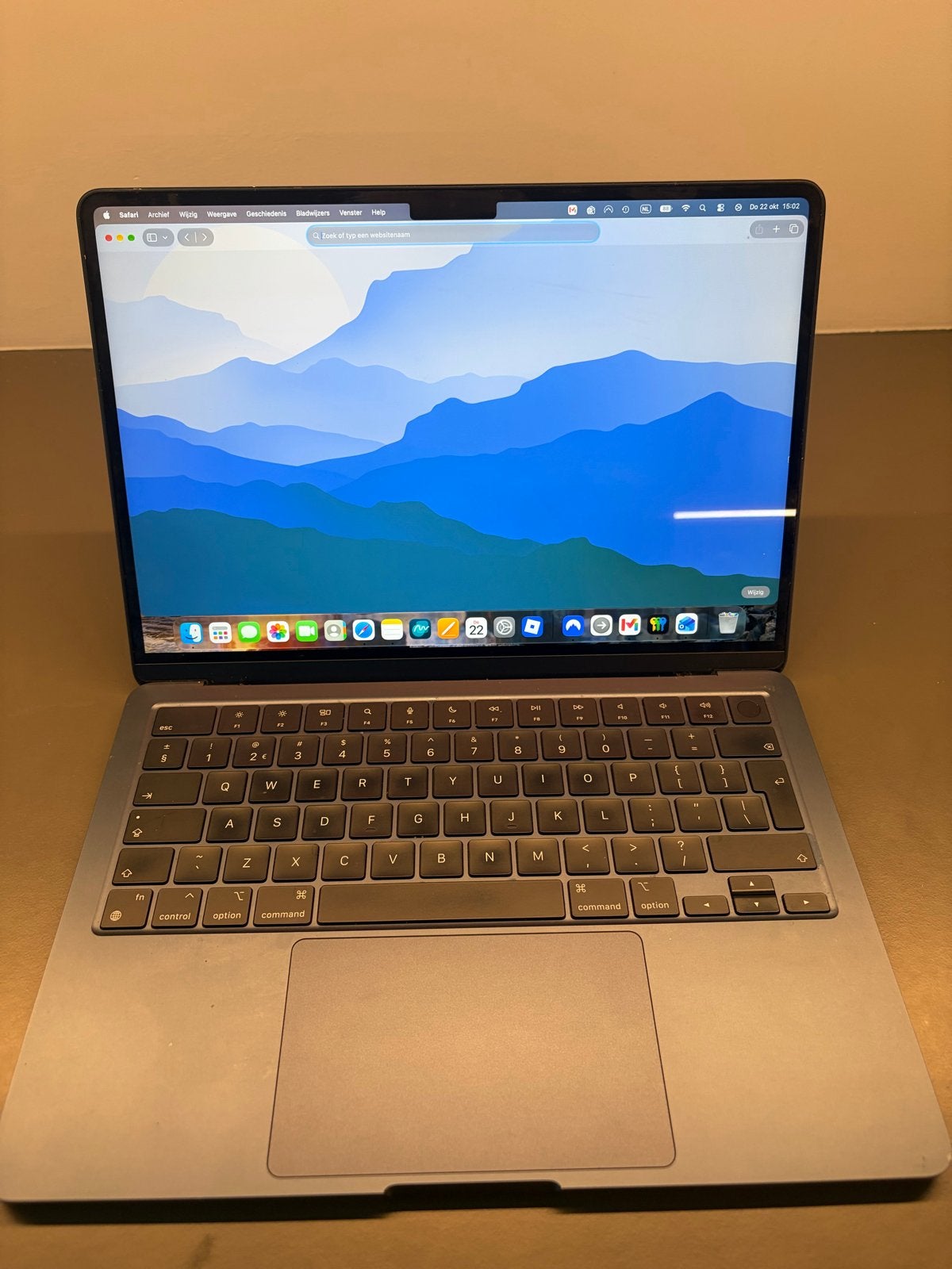 MacBook Air M2 2022 - Toetsenbord defect, batterij 94%, Computers en Software, Gebruikt, 256 GB, Qwerty, 13 inch