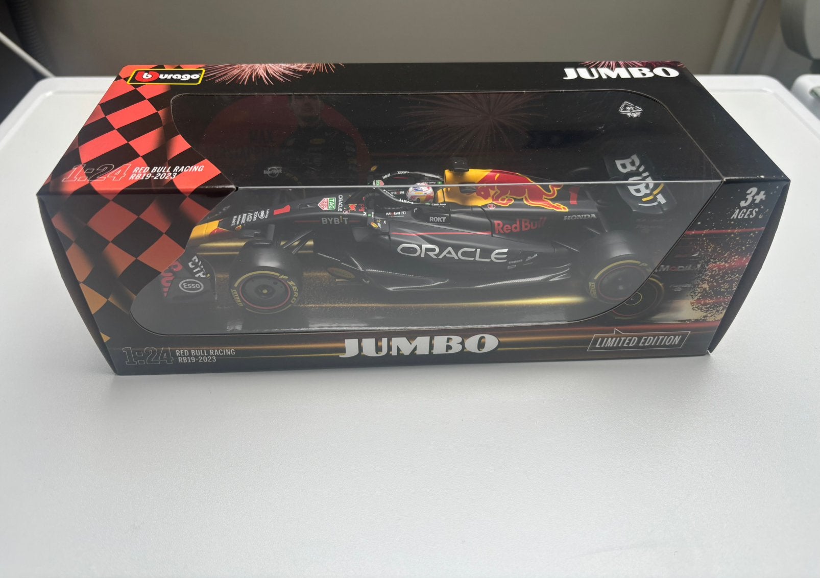 Jumbo Red Bull F1 auto RB19 2023, Ophalen of Verzenden, Nieuw, Auto, Bburago