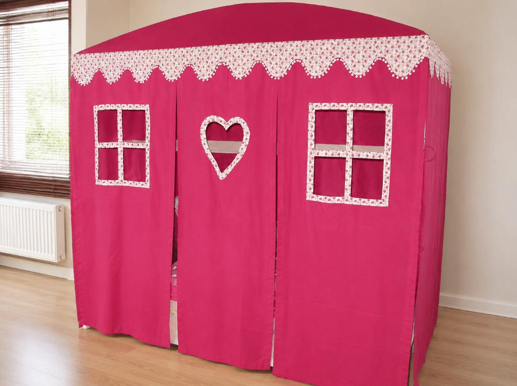 Lifetime hemelbed 90x200 cm incl. tent en uitschuifbaar bed, Kinderen en Baby's, Kinderkamer | Bedden, Ophalen, 85 tot 100 cm