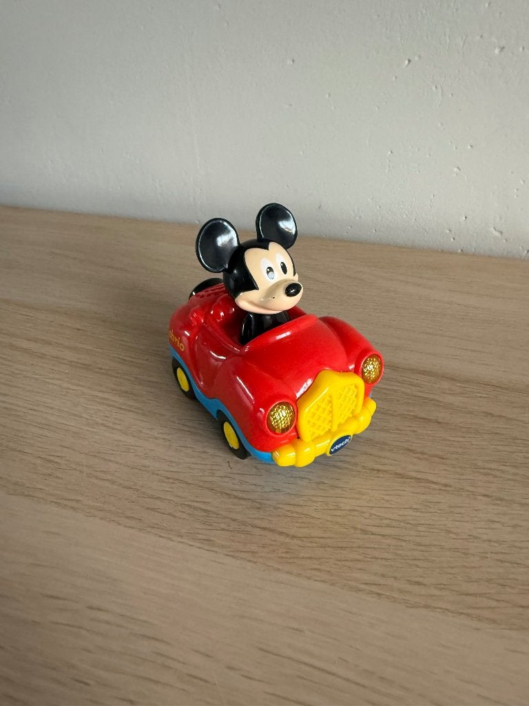 VTech Mickey Mouse Cabrio Speelgoedauto, Ophalen of Verzenden, Zo goed als nieuw, 6 maanden tot 2 jaar