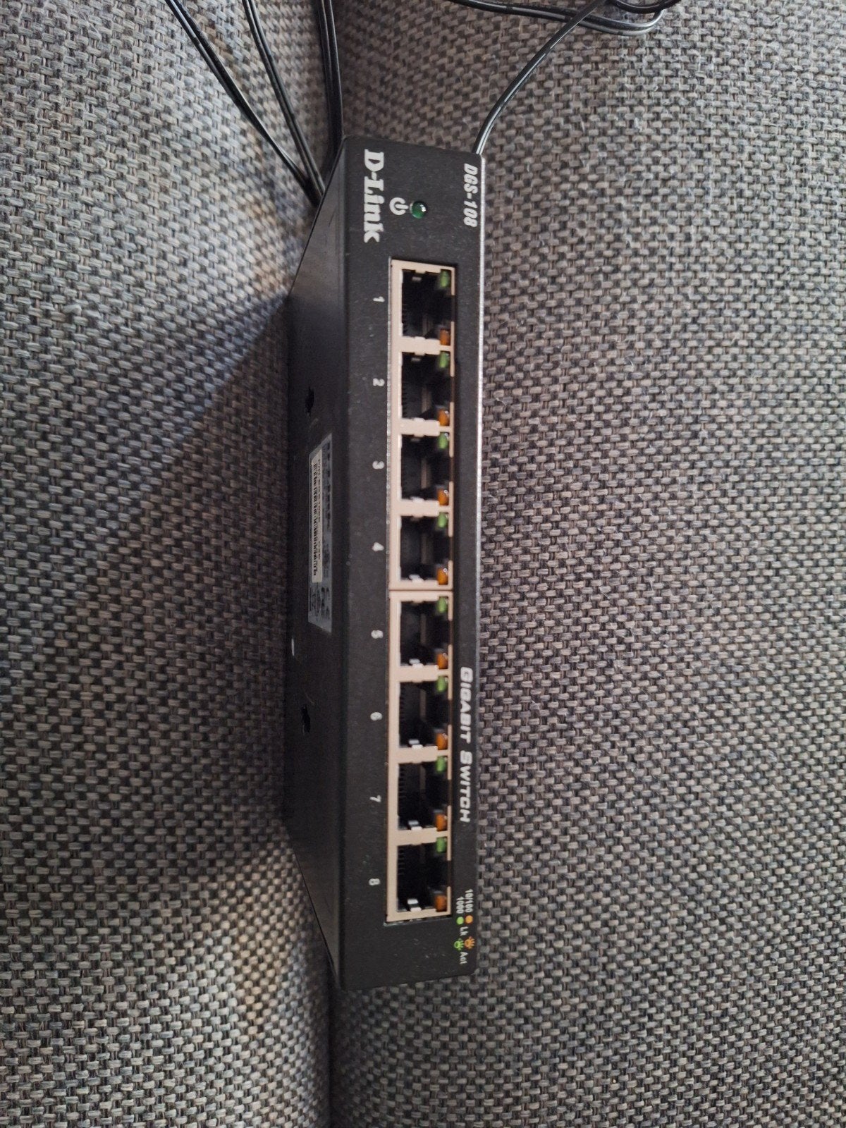 Switch D-link DGS-108, Ophalen of Verzenden, Gebruikt