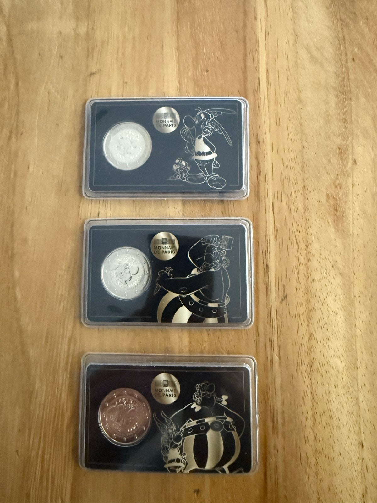 Set van 3 Asterix & Obelix 2 euro munten (2019), Ophalen of Verzenden, Frankrijk, 2 euro, Setje