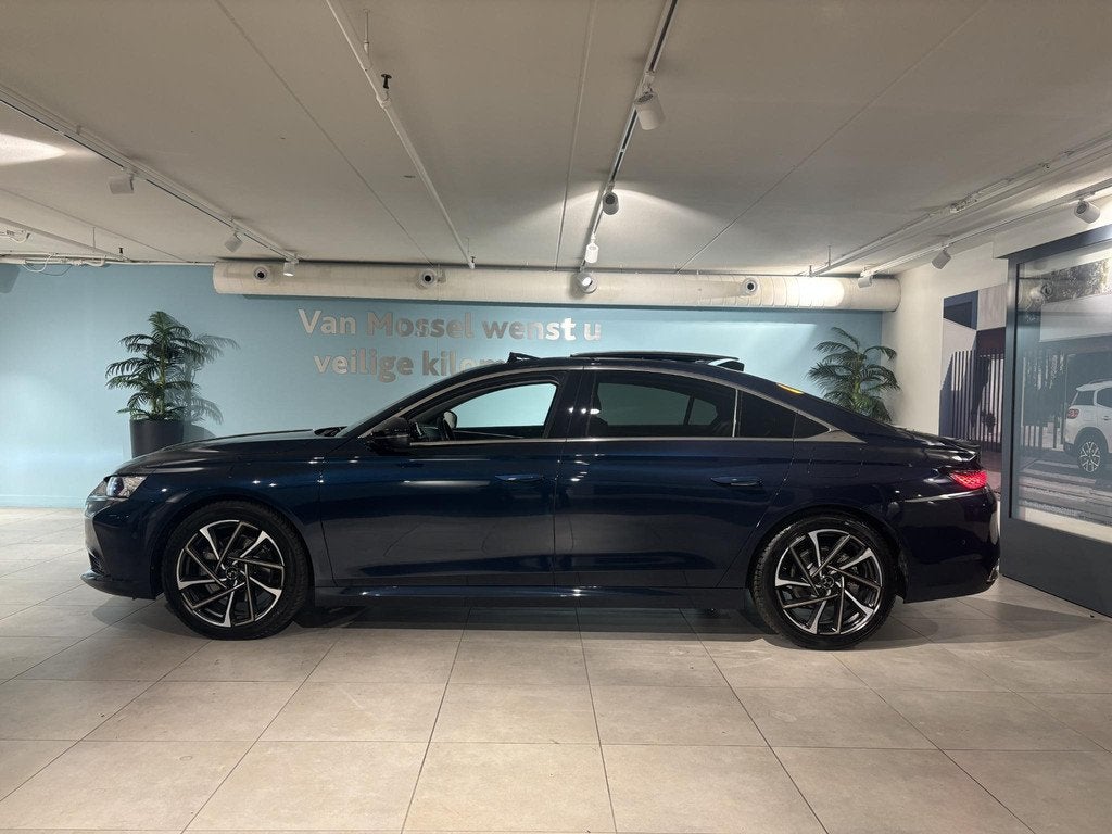 DS 9 E-Tense Opéra Première | Schuif/Kanteldak | Navigatie, Auto's, DS, 12 maanden, 4 cilinders, Blauw, Hybride Elektrisch/Benzine