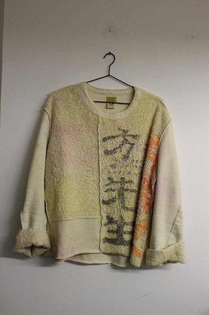 People of the labyrinth , trui mt M, Kleding | Dames, Verzenden, Gedragen, Maat 38/40 (M), Beige