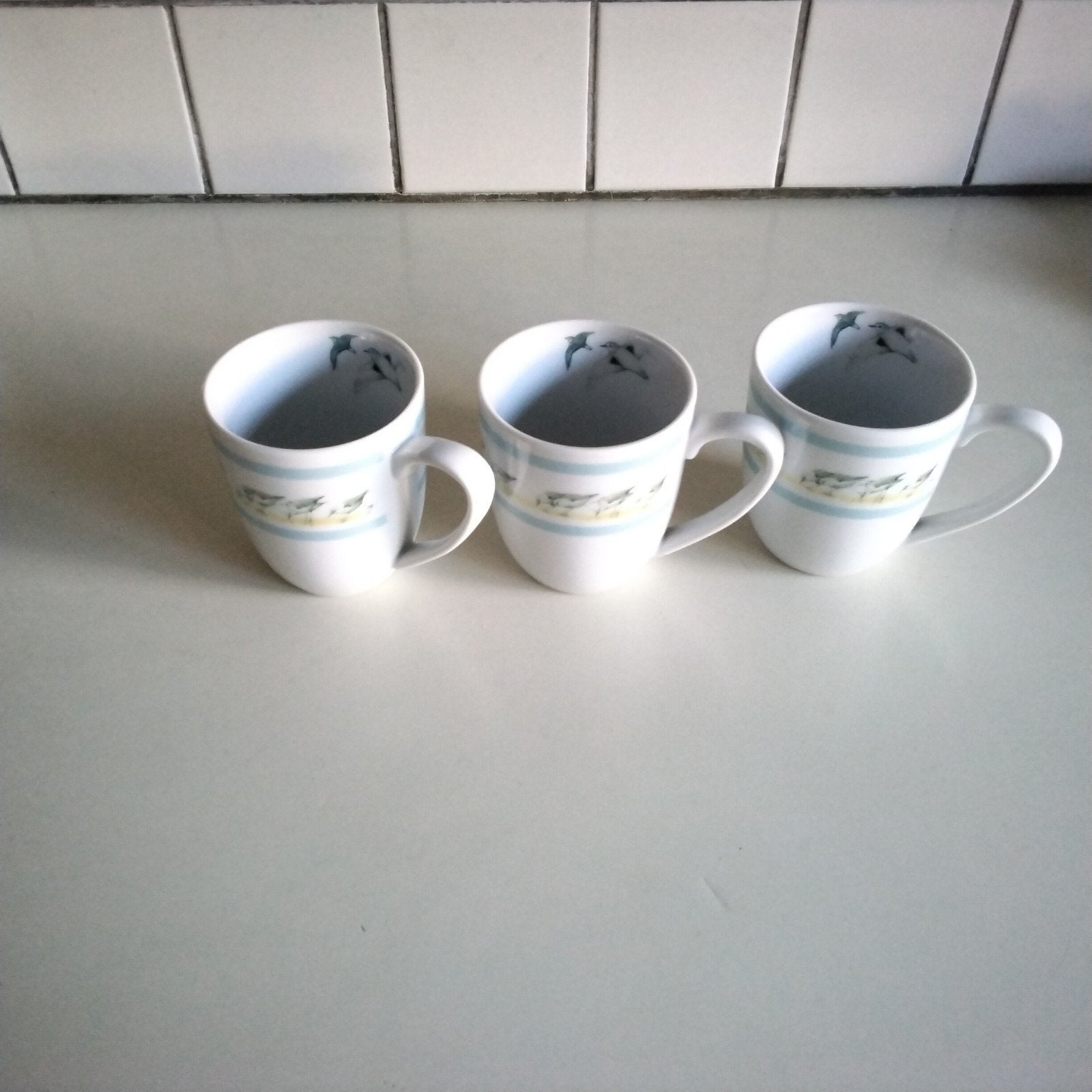 Marjolein bastin hallmark  3 mokken zeemeeuw/ schelpen, Huis en Inrichting, Keuken | Servies, Ophalen of Verzenden