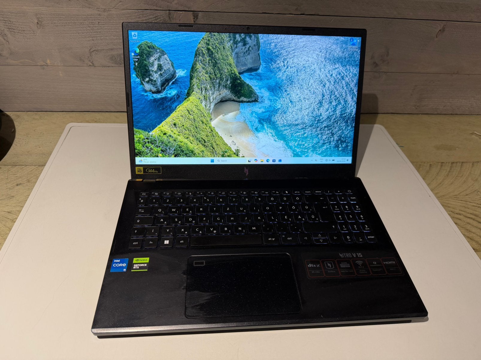 Acer Nitro V 15 Gaming Laptop - Intel Core i5, RTX, 15 inch, N, N, Ophalen of Verzenden, Zo goed als nieuw