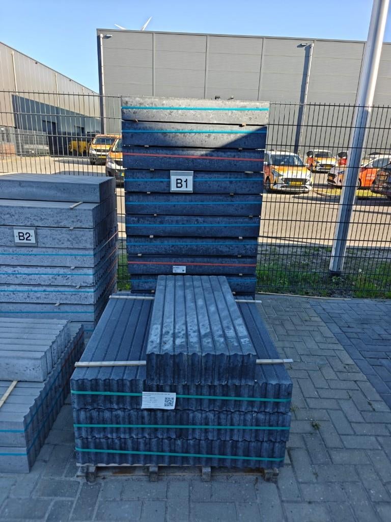 Opsluitbanden grijs/antraciet nieuw, Ophalen, Overige typen, Nieuw, 10 m² of meer