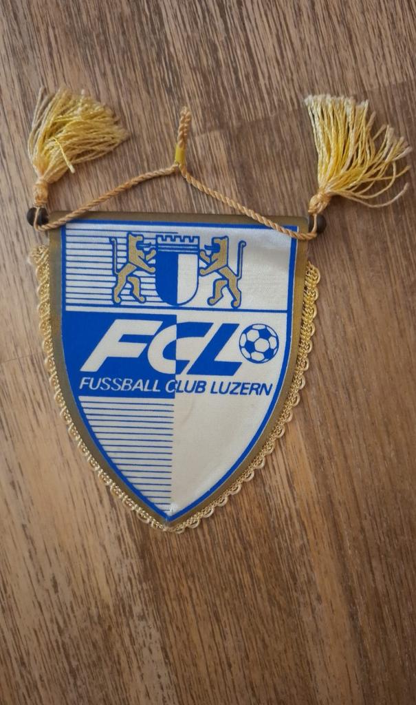 FCL Luzern vaantje, Verzamelen, Sportartikelen en Voetbal, Ophalen of Verzenden, Zo goed als nieuw, Buitenlandse clubs, Vaantje of Sjaal