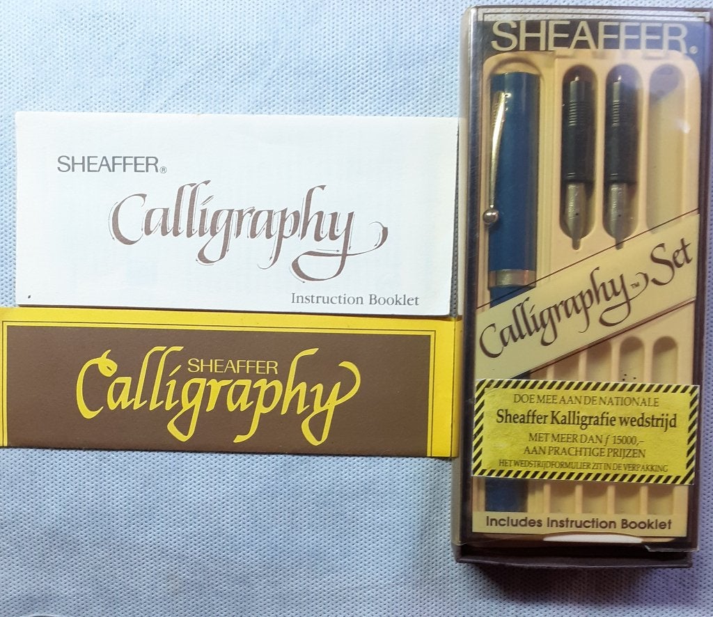 SHEAFFER Kalligrafiepen Calligraphy, Ophalen of Verzenden, Zo goed als nieuw, Potlood of Stift