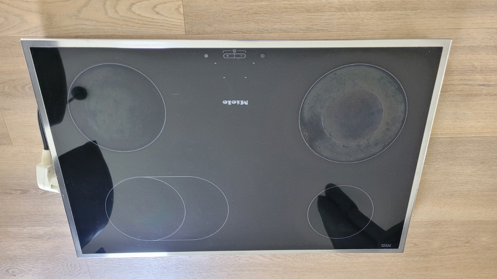 keramische kookplaat miele, Witgoed en Apparatuur, Ophalen, Gebruikt, Keramisch, 4 kookzones