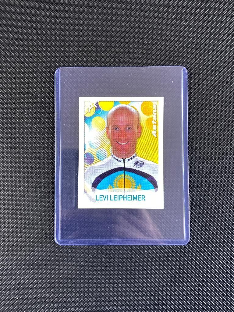 Levi Leipheimer Panini Sprint 2009 Sticker Astana, Verzamelen, Verzenden, Zo goed als nieuw, Overige sporten, Poster, Plaatje of Sticker
