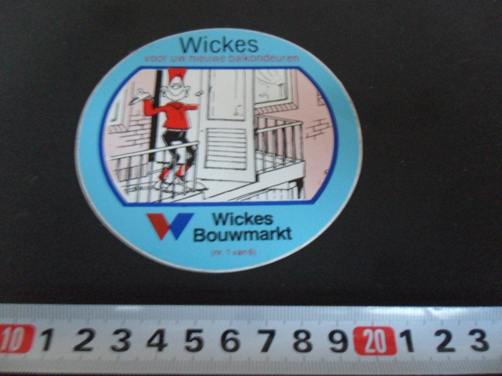 sticker WICKES Bouwmarkt voor uw nieuwe balkondeuren, Ophalen of Verzenden, Zo goed als nieuw