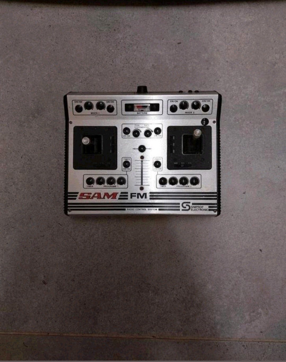 Vintage retro zender simprop Sam fm 35mhz afstandbediening, Ophalen of Verzenden, Gebruikt