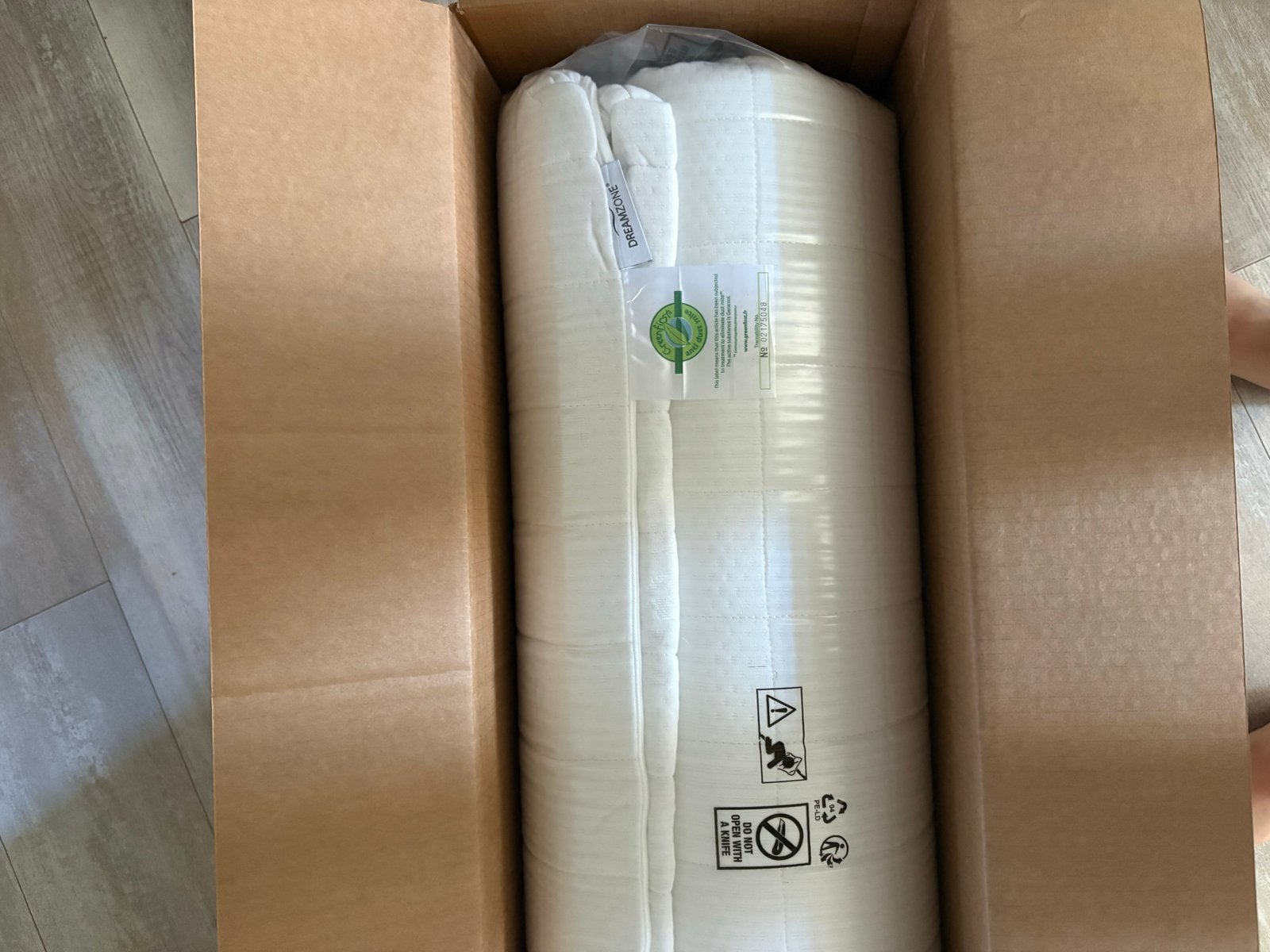 Nieuwe JYSK topper TM KJELLA 90x200cm, Ophalen, 90 cm, Eenpersoons, Nieuw