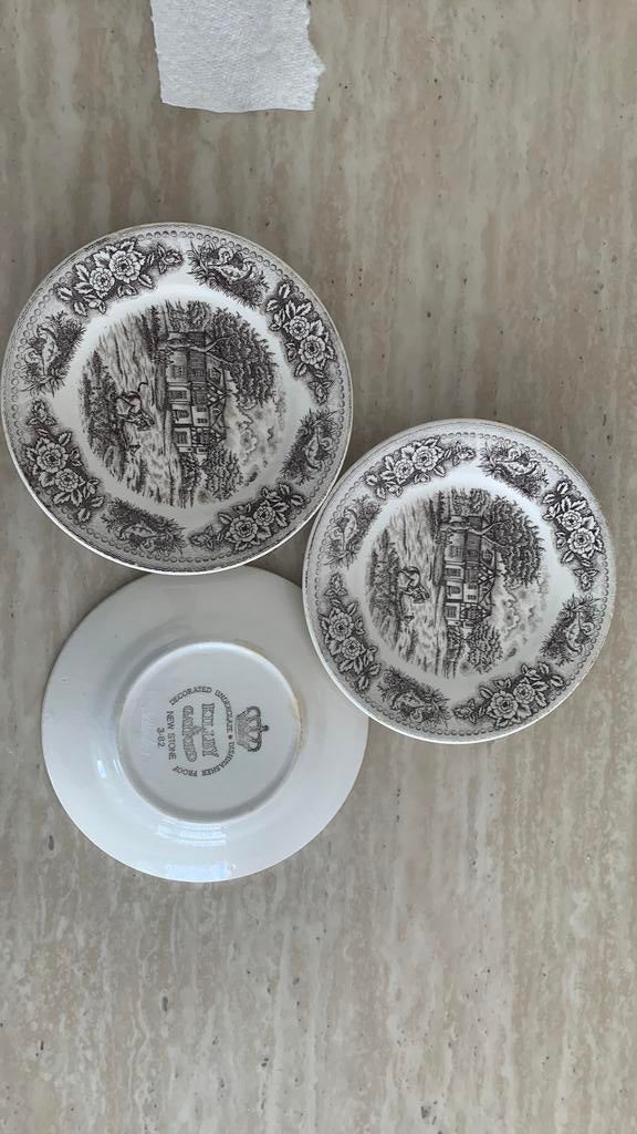 Vintage bord van Killby & Gayford: scène bruine ruiter, Ophalen of Verzenden, Zo goed als nieuw