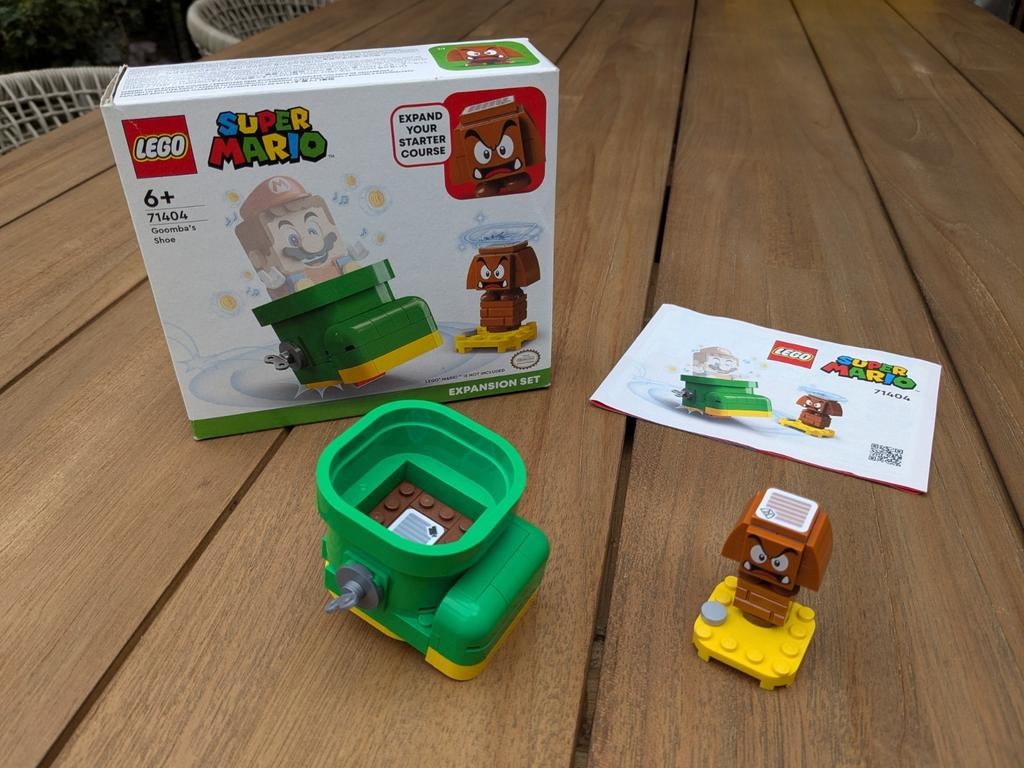 Super Mario Lego 71404
Goomba's schoen
- als nieuw!, Lego, Ophalen of Verzenden, Zo goed als nieuw, Compleet