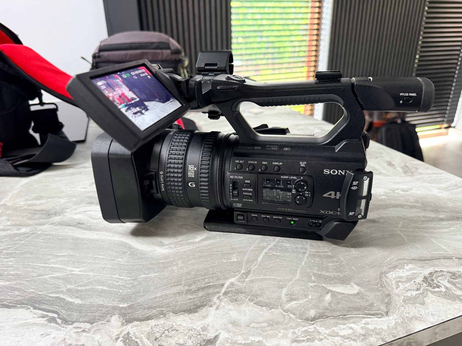 Complete Sony Camera Set: 4K Camera, Statief, Microfoon, SD, Audio, Tv en Foto, Videocamera's Digitaal, Ophalen, Gebruikt, Overige soorten