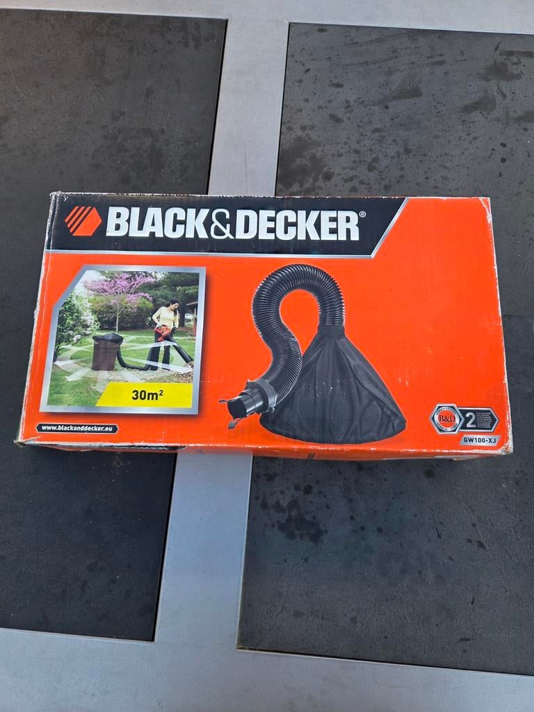 Black & Decker GW100-XJ Bladblazer/Bladzuiger, Ophalen, Met opvangzak, Handgedragen, Elektrisch