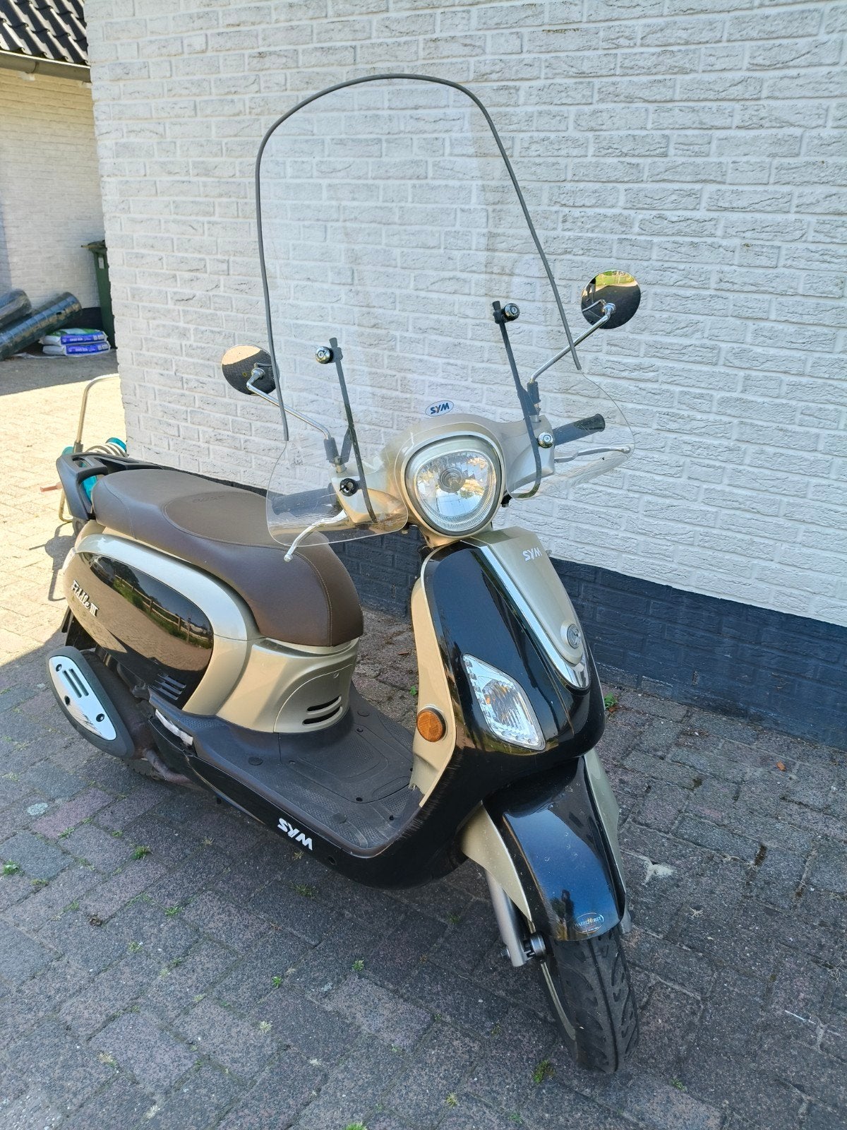SYM Fiddle III scooter - start niet, lichte beschadigingen, Fietsen en Brommers, Scooters | SYM, Ophalen, Gebruikt, Benzine, Fiddle