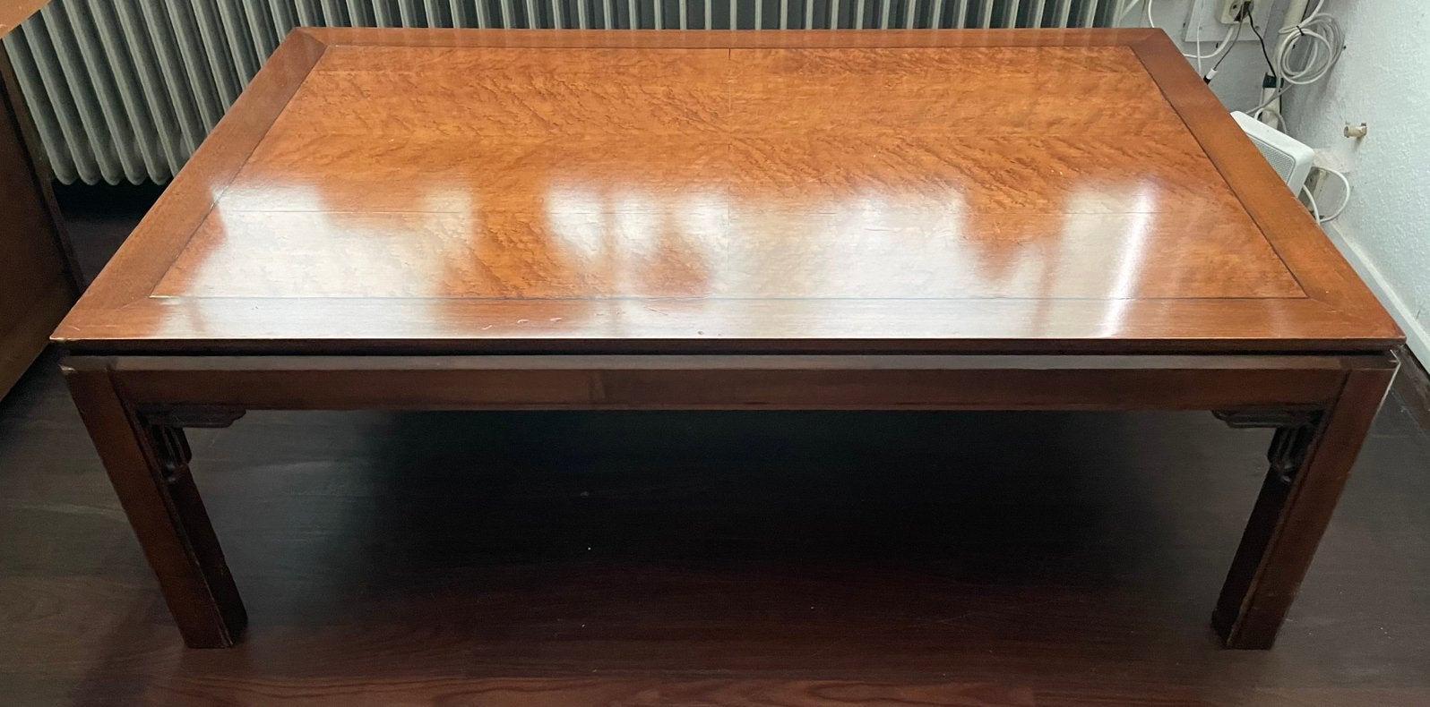 Salontafel rechthoekig / Fiorini / 125 x 75 met glasplaat, Ophalen, 100 tot 150 cm, 50 tot 100 cm, Zo goed als nieuw