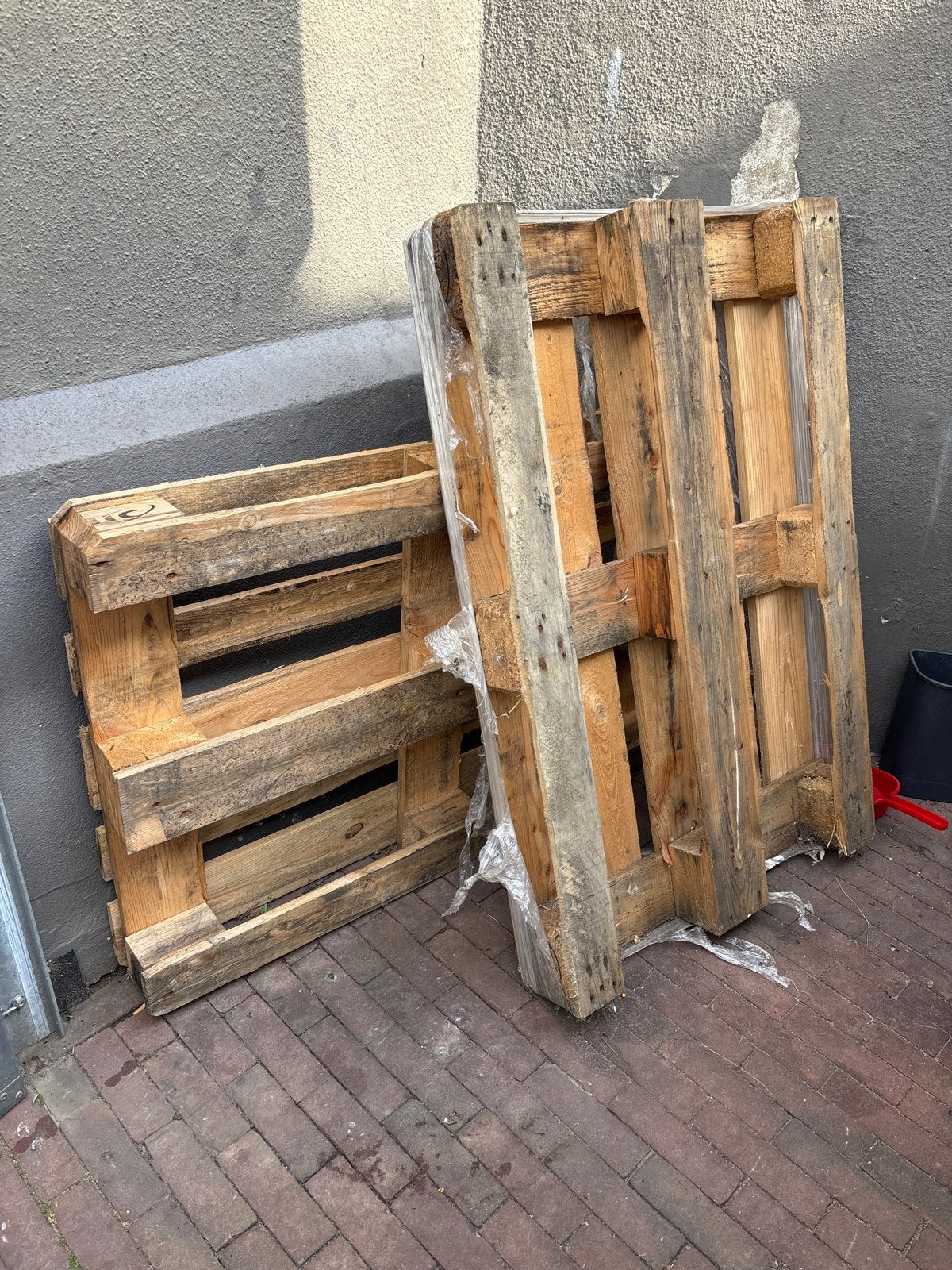 Gebruikte houten pallets - Ideaal voor decoratie of transpor, Ophalen, Gebruikt
