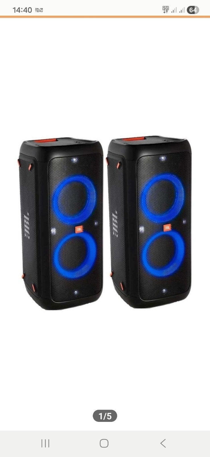Huur een JBL speaker! 50,-, Ophalen, Zo goed als nieuw, Center speaker, JBL