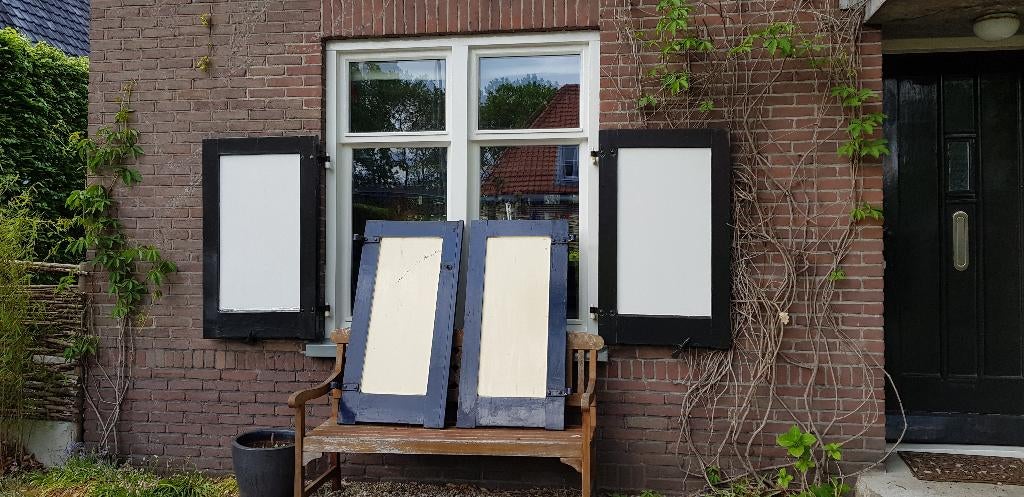 Stevige luiken voor een jaren '30 huis, Ophalen, Gebruikt, Minder dan 80 cm, Overige typen