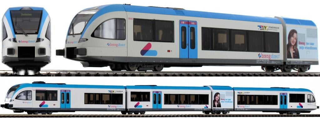 Piko 59338 – 3-delig NS/Breng GTW 2/8  – AC Digitaal – NIEUW, Ophalen, Wisselstroom, Treinset, Nieuw