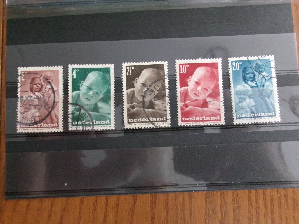 1947 - kinderzegels (332h), Postzegels en Munten, Postzegels | Nederland, Ophalen of Verzenden, Gestempeld