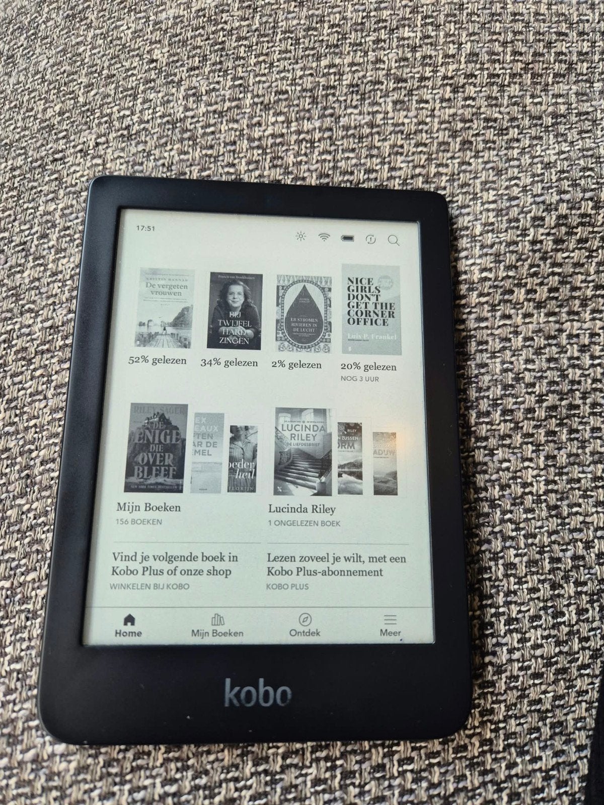 Kobo Clara HD e-reader - gebruikt, Computers en Software, Ophalen, Gebruikt, 8 GB, 6 inch of minder