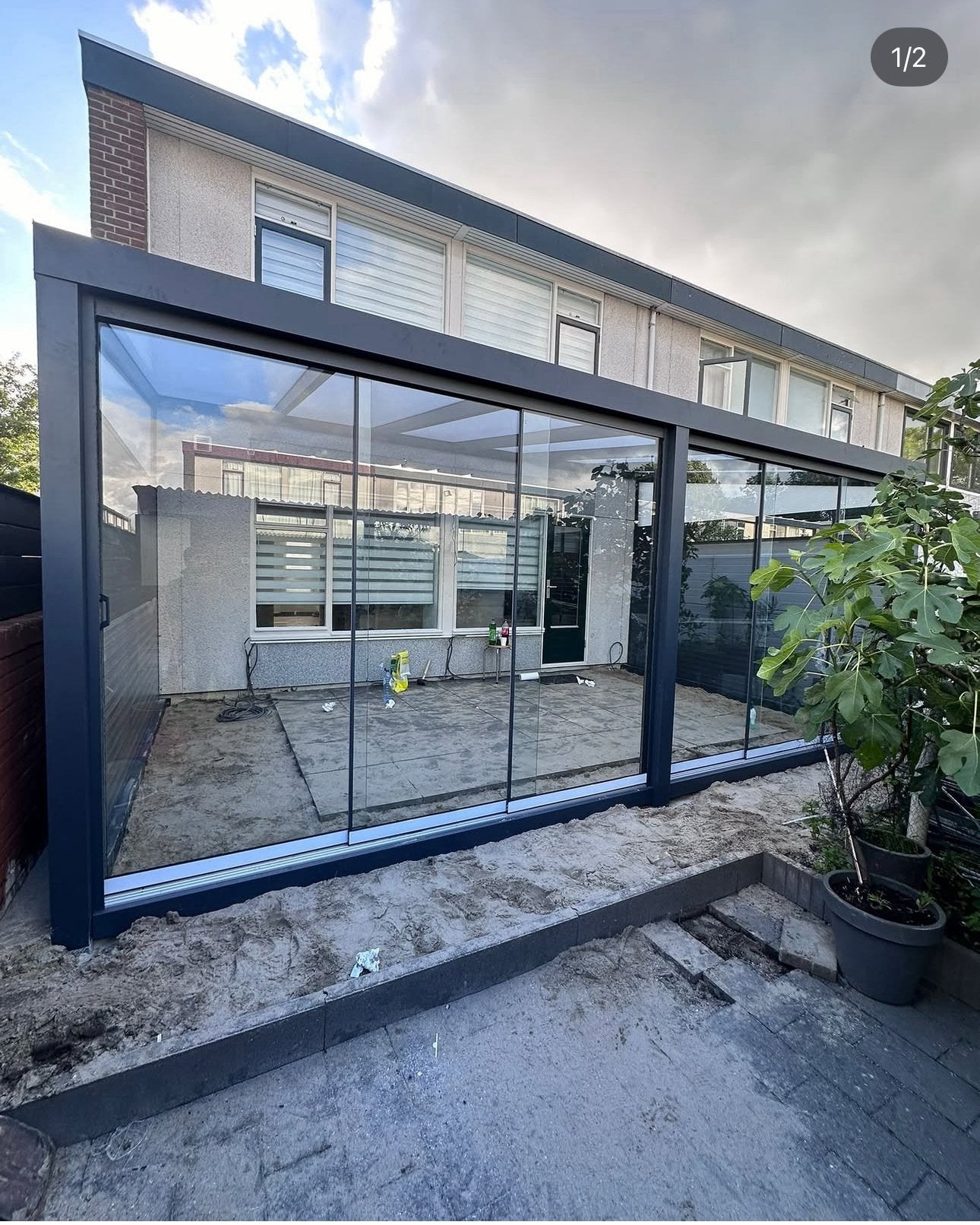 COMPLETE VERANDA 5X3 4900€ / 6X3 5300€ INC MONTAGE INC BTW, Tuin en Terras, Verzenden, Zo goed als nieuw, Veranda