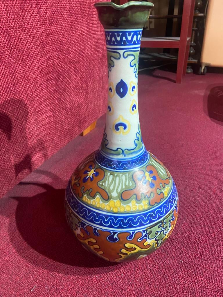 Platelen vaas decor Rhodian 40 cm, Ophalen of Verzenden
