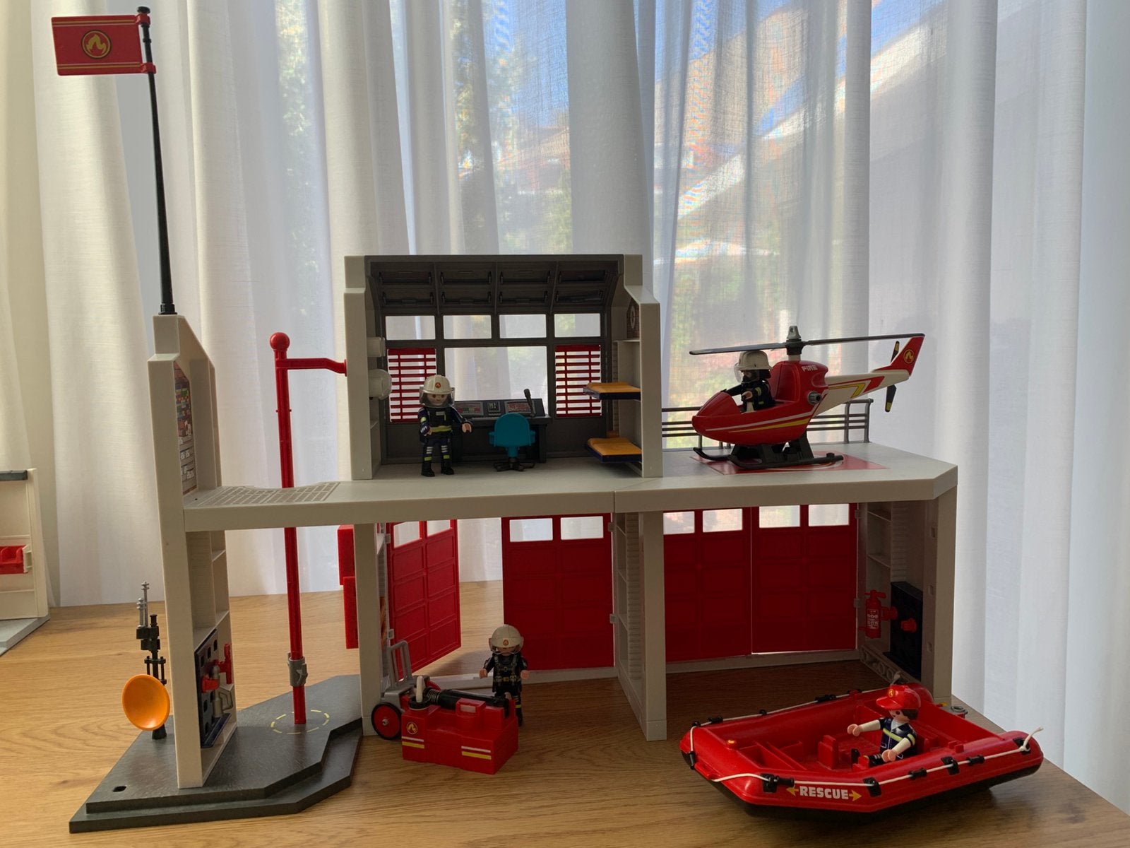 Playmobiel brandweer kazerne, Verzamelen, Ophalen of Verzenden, Gebruikt