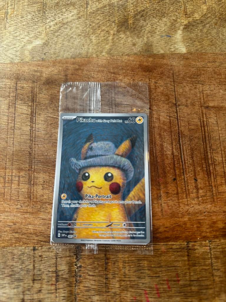 Vincent van hogh Pikachu with Gref Felt Hat, Ophalen, Nieuw
