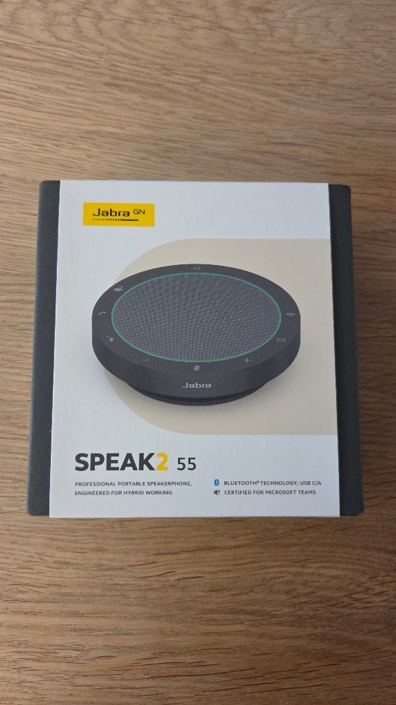 Jabra Speak2 55 MS Teams, Audio, Tv en Foto, Overige merken, Ophalen of Verzenden, Zo goed als nieuw, Minder dan 60 watt