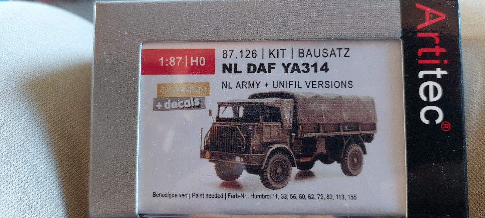 H0LK 0605 ARTITEC DAF YA314 1/87, Ophalen of Verzenden, Nieuw, Bus of Vrachtwagen, Overige merken