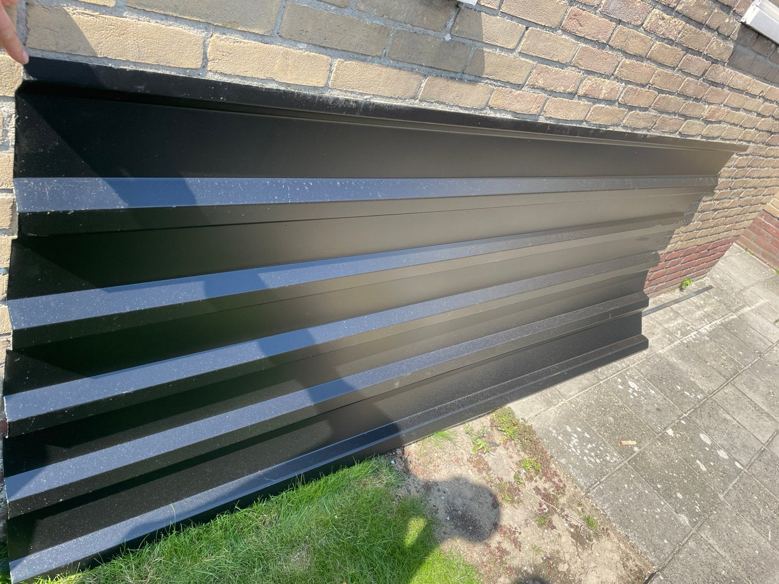 Dakplaat zwart 3 meter bij 1,10 GRATIS, Doe-het-zelf en Verbouw, Dakpannen en Dakbedekking, Ophalen, Overige materialen, Zwart
