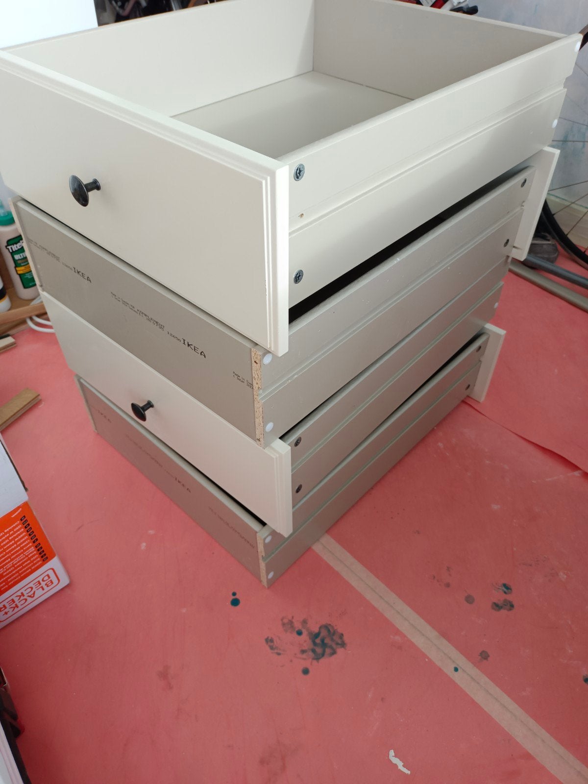 25 EUR voor 4 IKEA Komplement lades for Pax, Ophalen, Gebruikt