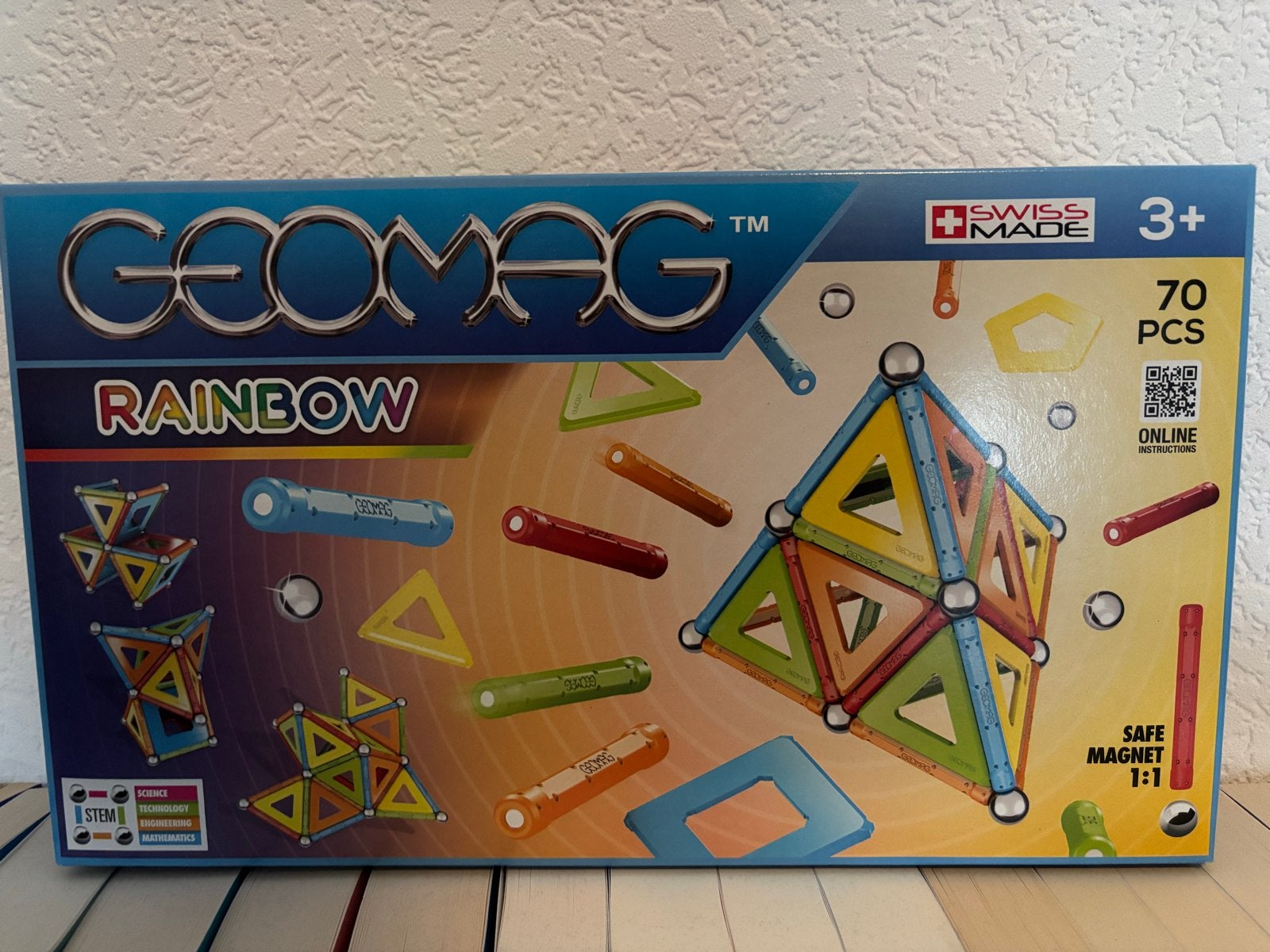 Geomag Rainbow Magnetisch Bouwspeelgoed - 70 Stuks, Ophalen of Verzenden, Nieuw, Bouwen