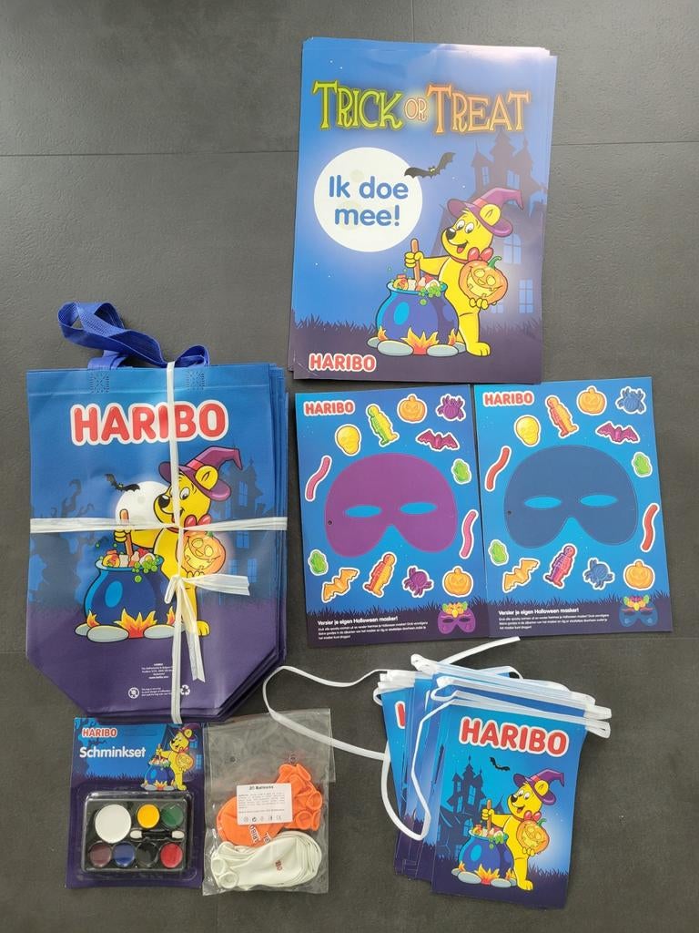 De Happy Halloween box van Haribo / 2 boxen aanwezig, Hobby en Vrije tijd, Ophalen, Nieuw, Versiering, Halloween of Griezel