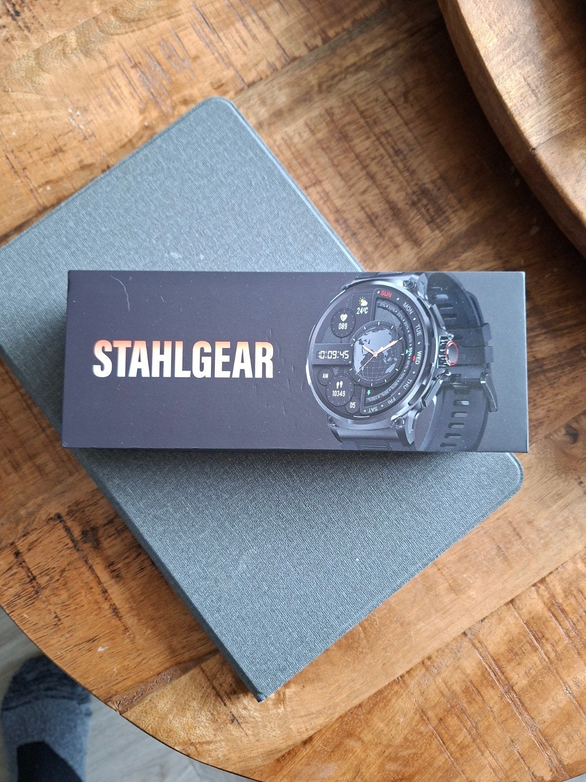 Stahllgear Zeus Smartwatch - Zwart, Zo goed als nieuw, Ophalen, Zo goed als nieuw, Waterdicht, Android