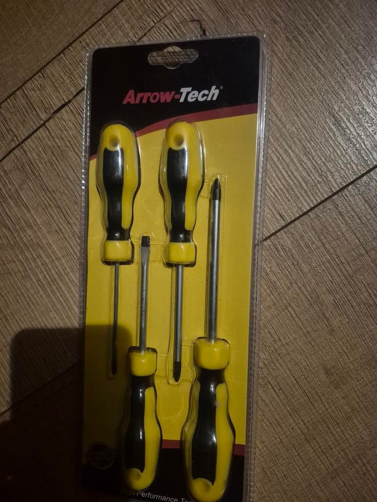 Arrow-Tech Schroevendraaierset 4-delig, Ophalen, Nieuw