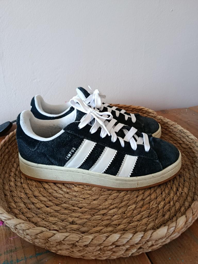 Campus adidas schoenen sneakers zwart 40, Ophalen of Verzenden, Zo goed als nieuw, Zwart