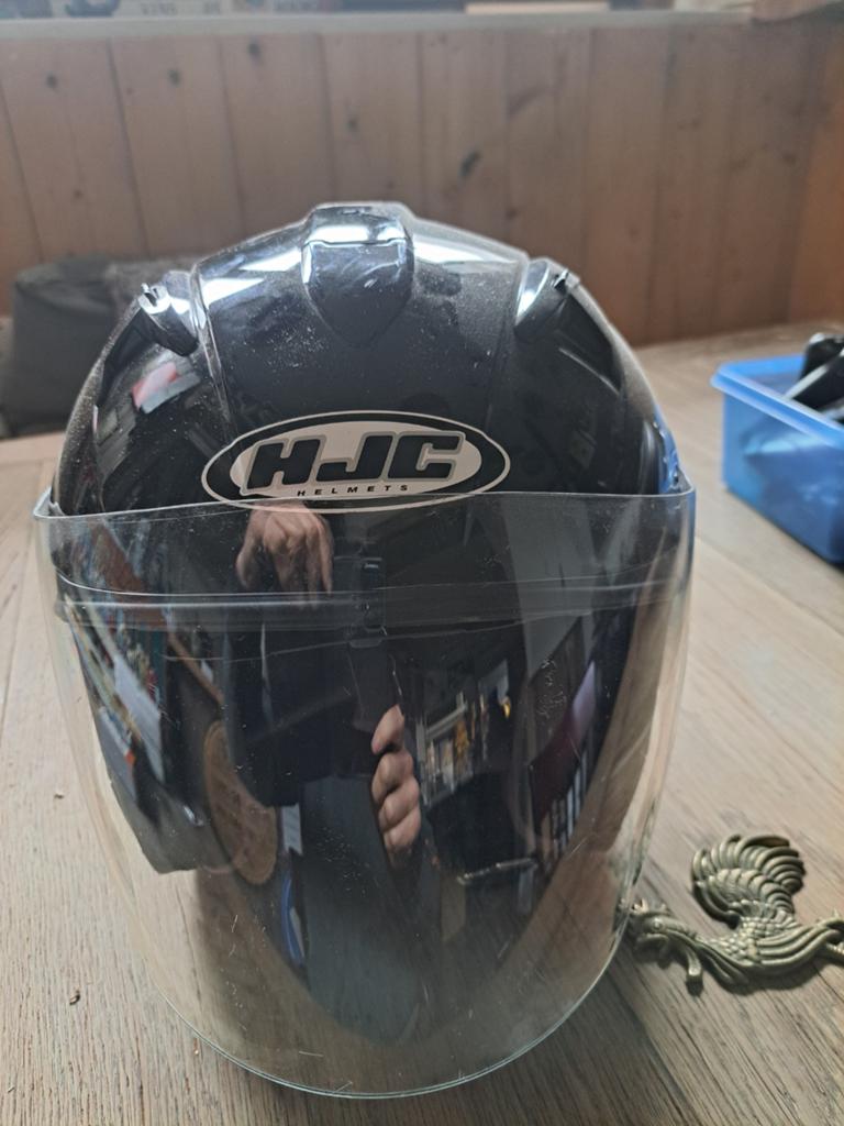 HJC Jethelm IS-33 Zwart Maat XL, Motoren, Ophalen