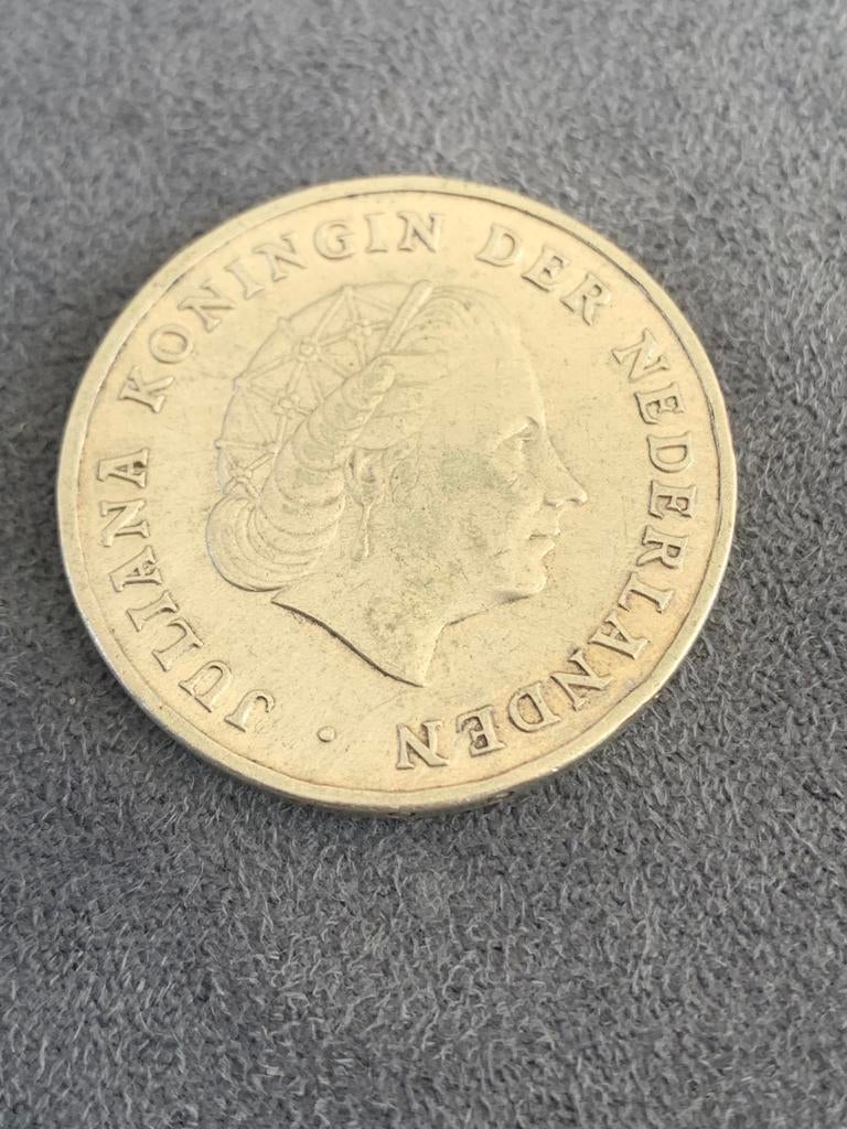 Zilveren gulden Nederlandse Antillen 1952, Postzegels en Munten, Munten | Nederland, Ophalen, Koningin Juliana, 1 gulden, Zilver