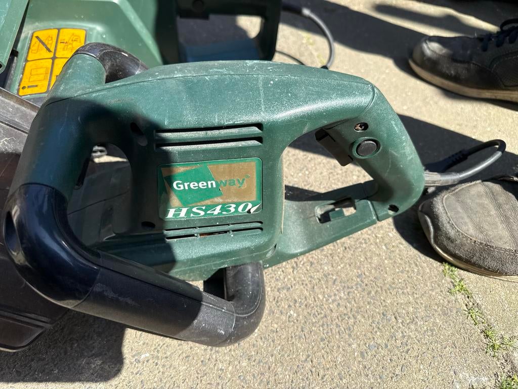 Greenway HS430 Heggenschaar - Nette staat, Ophalen of Verzenden, Gebruikt, Elektrisch