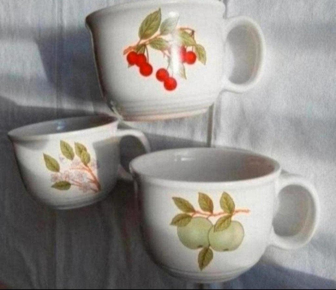 Set grote XL vintage koffie thee kopjes, Ophalen of Verzenden, Zo goed als nieuw, Overige stijlen, Kop(pen) en/of Schotel(s)