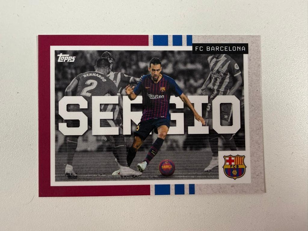 50 Sergio We want the ball Barcelona Team Set 2025-26, Ophalen of Verzenden, Nieuw, Buitenlandse clubs, Poster, Plaatje of Sticker